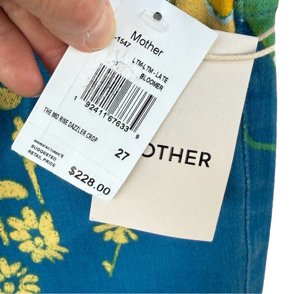 MOTHER Mid Rise‎ Dazzler Crop NWT - Picture 4 of 10